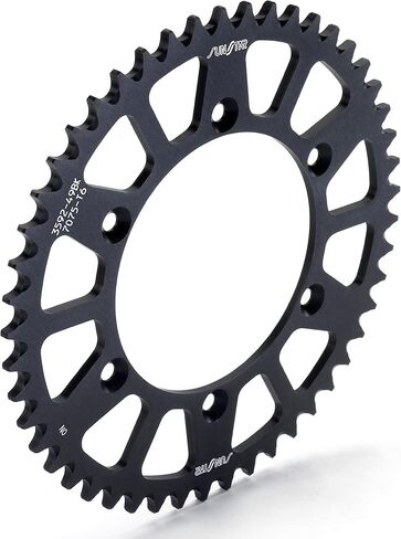 Sunstar 5-355948BK Works Triplestar Black 48-Teeth 520 سلسلة بحجم ضرس خلفي من الألومنيوم in Kuwait
