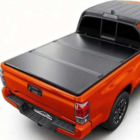 Hard Tri-Fold Truck Bed Tonneau Cover for 2016-2024 Toyota Tacoma 5FT Bed (60.5") |for Models with or Without The Deck Rail System in Kuwait