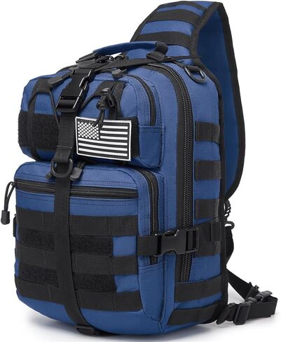 ATBP Tactical Sling Backpack Bag Military Shoulder Bag Pack for Men Molle Crossbody Bag 15L in Kuwait