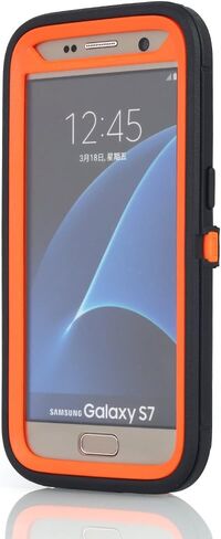 Galaxy S7 Case, AICase Heavy Duty Holster Case Belt Clip + Armor Protective Kickstand Cover with Built-in Screen Protector for Samsung Galaxy S7 (2016) (Grey) in Kuwait