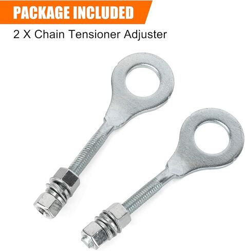 PSLER Chain Tensioner Adjuster - Rear Axle Blocks Chain Adjuster for Precise Alignment & Smooth Riding, Fits for 196cc 6.5hp Mini Bike 50-125cc ATV CRF CT200U Motovox MBX10 MBX11 Mini Bike Trail, 2PCS in Saudi Arabia