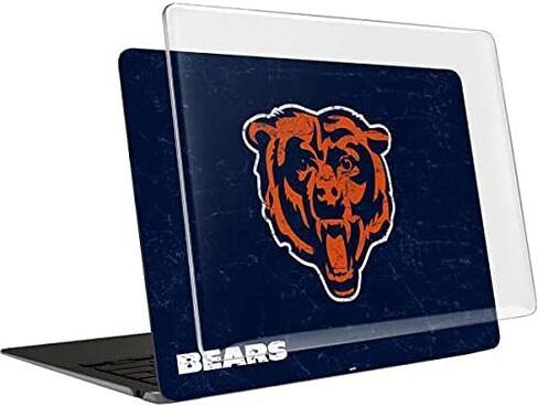 حافظة Skinit + غلاف متوافق مع جهاز MacBook Air 13in (2020) - مرخص رسميًا من NFL Chicago Bears - تصميم بديل متعثر in Saudi Arabia