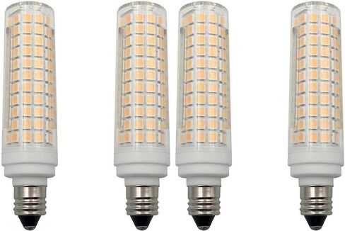 Lxcom Lighting E11 LED Corn Bulb 15W Dimmable Ceramic Candelabra Bulbs (2 Pack)- 136 LEDs 2835 SMD 1500LM Warm White 3000K 120W Equivalent T3/T4 JDE11 120V Lamp for Home Lighting in Saudi Arabia