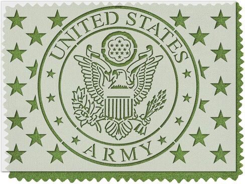 Stencil Stop US Army Logo with Stars Stencil - Reusable for DIY Projects, Painting, Drawing, Crafts - 14 Mil Mylar Plastic (6 x 4.13 inches) in Saudi Arabia