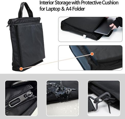 STNINE Laptop Tote Bag for Women Men Messenger Shoulder Bag Convertible Work Bag Fits MacBook Pro 16 LG Gram 16 Chromebook 15.6 Laptop Case for Office School Travel in Saudi Arabia