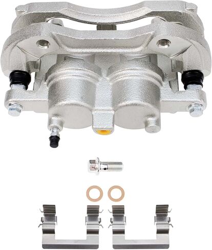Detroit Axle - 4pc Brake Calipers for 06-10 Chevrolet Impala Monte Carlo, 4 Front and Rear Disc Brake Calipers 2006 2007 2008 2009 2010 Replacement in Kuwait