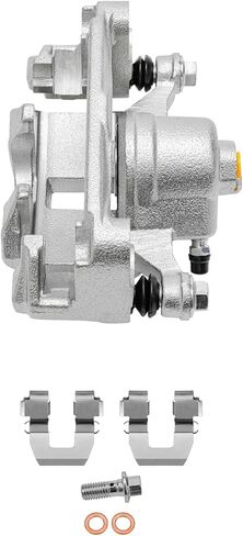 Detroit Axle - 4pc Brake Calipers for 06-10 Chevrolet Impala Monte Carlo, 4 Front and Rear Disc Brake Calipers 2006 2007 2008 2009 2010 Replacement in Kuwait