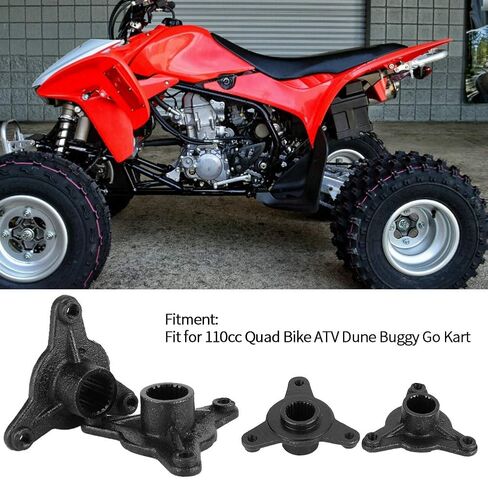 78mm 23T Spline 3 Stud Rear Wheel Hub for ATV Go Kart, Durable and Sturdy in Saudi Arabia