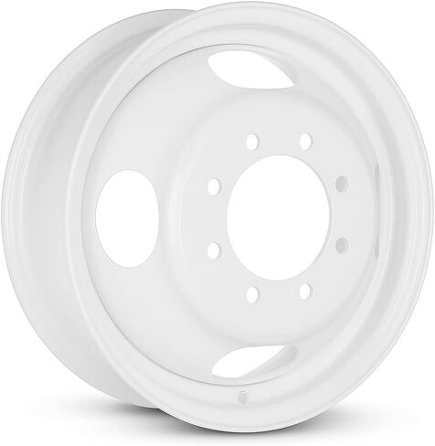 For 2007-2025 Ford E-450 DRW 16 Inch Powder-Coated White Steel - Genuine OEM Rim - Road Ready Van Wheel in Saudi Arabia