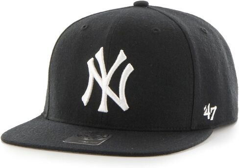 47 New York Yankees Navy No Shot Captain Flat Bill Snapback Men Hat in Kuwait