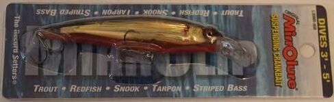 Mirrolure L30MR-TROUT MirrOLip,Gold in Saudi Arabia
