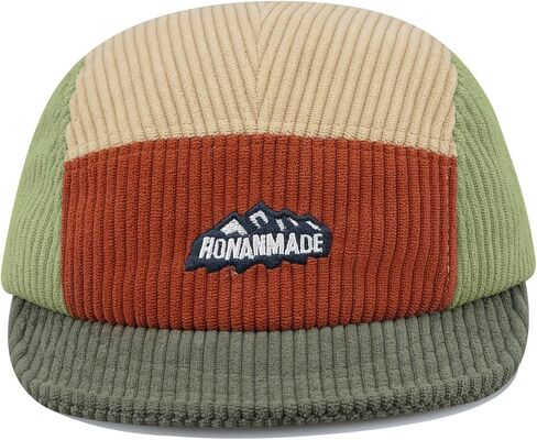 Croogo Corduroy 5 Panel Hat Casual Short Brim Baseball Caps Unstructured Vintage Dad Hats Trucker Snapback Hats Hip Hop Hat in Kuwait