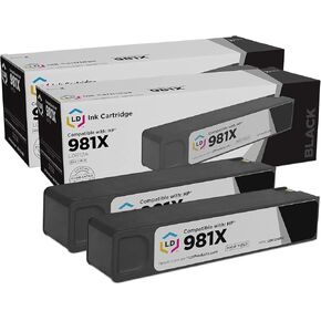 LD Remanufactured Ink Cartridge Replacement for HP 981X L0R09A High Yield (Cyan) Compatible with HP PageWide Enterprise Color 586f 586z HP PageWide Managed Color E58680z MFP E58650dn and More in Saudi Arabia