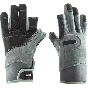 قفازات NAVIS MARINE للإبحار للرجال والنساء، والتجديف، والقوارب، وصيد الأسماك، والتجديف، وجميع الرياضات المائية، وحماية مثالية من الأشعة فوق البنفسجية، وأصابع قصيرة in Kuwait