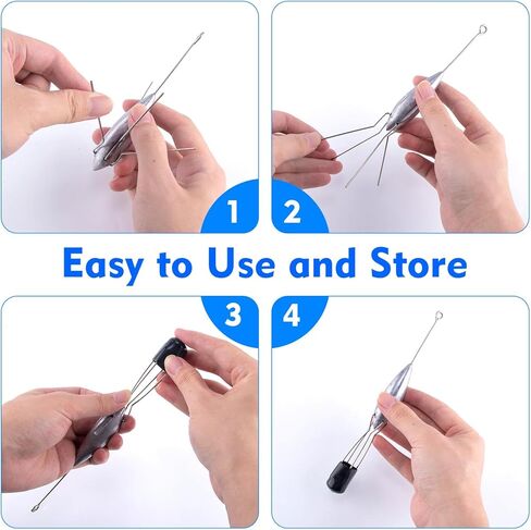 Dr.Fish 2 Pack Sputnik Sinker Long Tail Surf Fishing Weight Lead 3oz-6oz Saltwater Surf Fishing Catfish Beach Casting Sea FishingSpider Sinker in Saudi Arabia