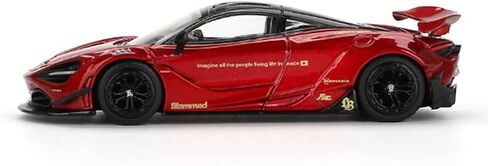 نموذج سيارة Diecast متوافق مع سيارة McLaren 720S LB-Works Gem Red Mini GT بمقياس 1:64 إصدار محدود MGT00828 in Saudi Arabia