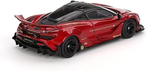 نموذج سيارة Diecast متوافق مع سيارة McLaren 720S LB-Works Gem Red Mini GT بمقياس 1:64 إصدار محدود MGT00828 in Saudi Arabia