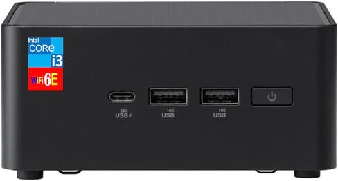 ASUS NUC 14 Pro Mini Desktop (Intel Core 3 100U, Intel Graphics Shared, 16GB DDR5, 1TB PCIe SSD, 2 Thunderbolt 4, WiFi 6E, Bluetooth 5.3, 90W PSU, RJ-45, 2 HDMI, Win 11 Home) w/Premium Backpack in Saudi Arabia