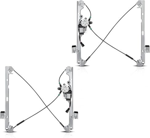 A-Premium Power Window Regulator with Motor(2 Pins) Compatible with Chevrolet Silverado 1500 2500 HD 2007-2013 Tahoe GMC Yukon Sierra Front Driver and Passenger Side in Saudi Arabia