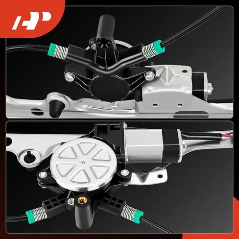 A-Premium Power Window Regulator with Motor(2 Pins) Compatible with Chevrolet Silverado 1500 2500 HD 2007-2013 Tahoe GMC Yukon Sierra Front Driver and Passenger Side in Saudi Arabia