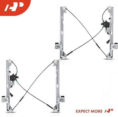 A-Premium Power Window Regulator with Motor(2 Pins) Compatible with Chevrolet Silverado 1500 2500 HD 2007-2013 Tahoe GMC Yukon Sierra Front Driver and Passenger Side in Saudi Arabia
