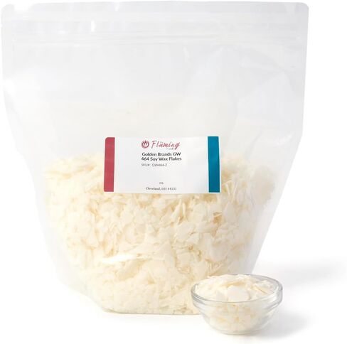 TFC All Natural Premium Soy Wax Flakes (GW 464), Easy to Melt and Measure Than Wax Melts or Wax Beads, Candle Making Supplies for DIY Projects and Candle Making Kits (10 LB) in Saudi Arabia