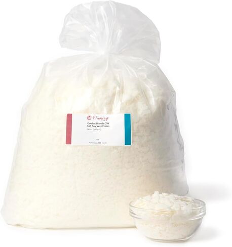 TFC All Natural Premium Soy Wax Flakes (GW 464), Easy to Melt and Measure Than Wax Melts or Wax Beads, Candle Making Supplies for DIY Projects and Candle Making Kits (10 LB) in Saudi Arabia