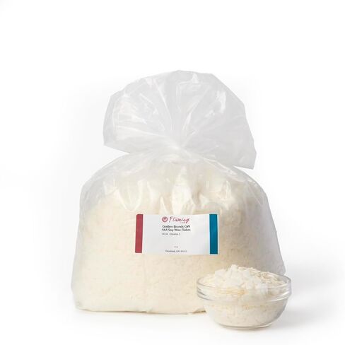 TFC All Natural Premium Soy Wax Flakes (GW 464), Easy to Melt and Measure Than Wax Melts or Wax Beads, Candle Making Supplies for DIY Projects and Candle Making Kits (10 LB) in Saudi Arabia
