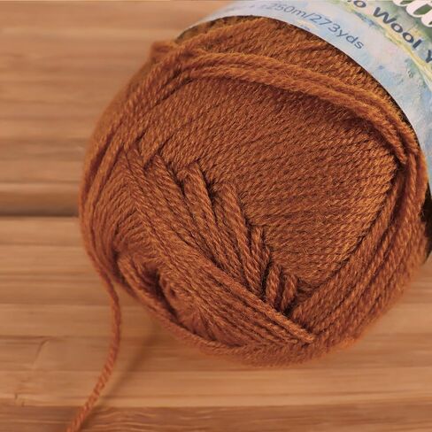 خيوط JubileeYarn Merino Au Naturel - 50 جم/خصلة من صوف ميرينو الناعم غير القابل للغسيل الفائق - شارع باريس؛ يوم ممطر - 2 سكين in Kuwait