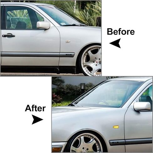 Cnkaka036 Car Auto Front Sequential Flowing Side Marker Light Assembly for Mercedes Benz CLK-Class W202 S202 C208 A208 1996-2001, E-Class W210 S210 1995-1999, SLK-Class R170 1997-2000 in Saudi Arabia