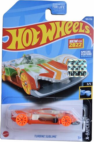 Hot Wheels Turbine Sublime, X-Raycers 3/5 [Orange] 189/250 in Saudi Arabia