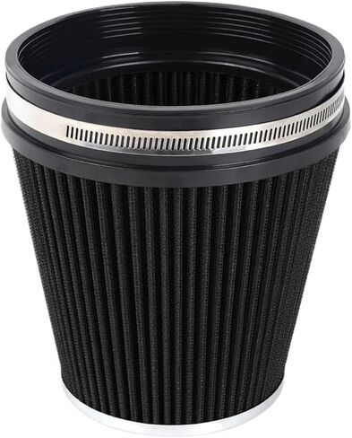152mm Car High Flow Cold Air Intake Air Filter Power Inlet System Mushroom Head Air Cleaner 6 inch Universal(Red) in Saudi Arabia
