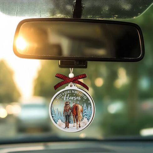 زينة الحصان لشجرة عيد الميلاد، زخرفة الألومنيوم لشجرة عيد الميلاد للحصان (ليست ثلاثية الأبعاد)، زينة عيد الميلاد في المزرعة 2023 لمحبي الخيول، والفروسية، وراكب الخيل، والمزارع in Kuwait