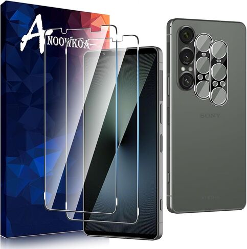 2 Pack for OnePlus 13R[Not for One Plus 13] Screen Protector + [2 Pack] One Plus 13R Camera Lens Tempered Glass Protector.9H hardness.Support Fingerprint Unlock.Bubble-Free.Easy Installation in Saudi Arabia