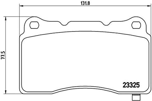 Brembo P09004 مجموعة وسائد فرامل قرصية أمامية من سبائك الصلب منخفضة التساقط CADILLAC/FORD/FORD USA OE # 105506600B in Saudi Arabia