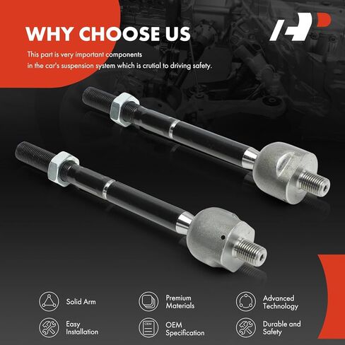 A-Premium 2 x Front Inner Tie Rod Ends, Compatible with Dodge Charger 2011-2017 & Chrysler 300 2012-2014, AWD in Saudi Arabia