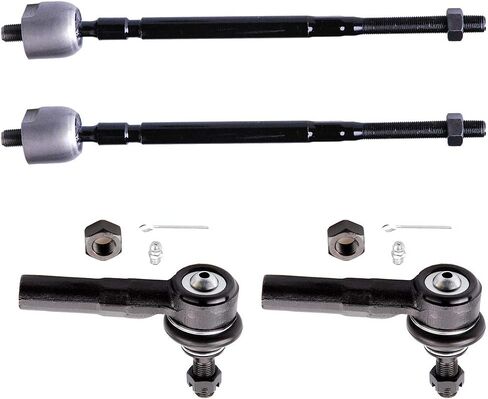 مجموعة تعليق 4 قطع من ASAPE - تناسب 1991-1999 لسيارة Toyota Tercel، تتضمن - أطراف قضيب ربط داخلي أمامي ينتهي قضيب ربط خارجي OE# EV310 ES3353RL in Saudi Arabia