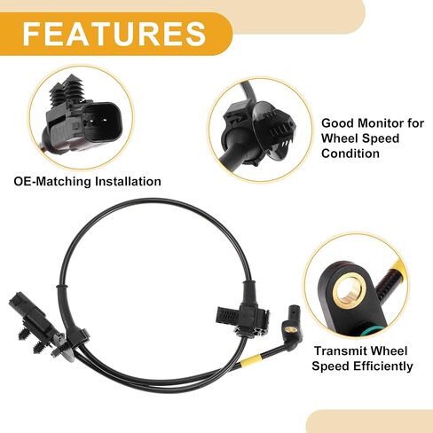 ABS Wheel Speed Sensor No.84143665 Rear Left Right ABS Sensor Anti-lock Braking System Sensor for Cadillac Escalade 2015-2018 in Saudi Arabia