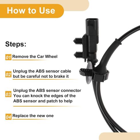 ABS Wheel Speed Sensor No.84143665 Rear Left Right ABS Sensor Anti-lock Braking System Sensor for Cadillac Escalade 2015-2018 in Saudi Arabia
