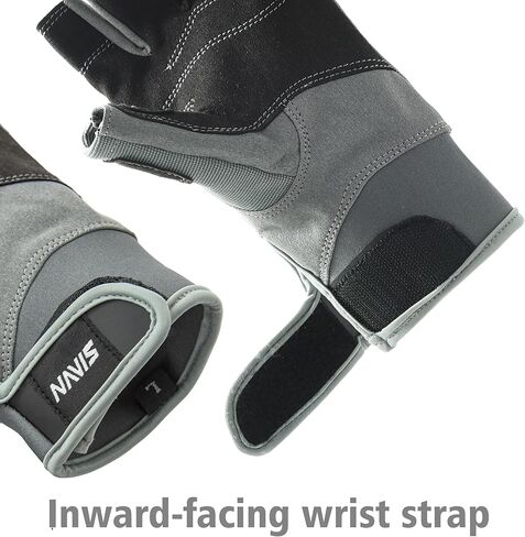 قفازات NAVIS MARINE للإبحار للرجال والنساء، والتجديف، والقوارب، وصيد الأسماك، والتجديف، وجميع الرياضات المائية، وحماية مثالية من الأشعة فوق البنفسجية، وأصابع قصيرة in Kuwait