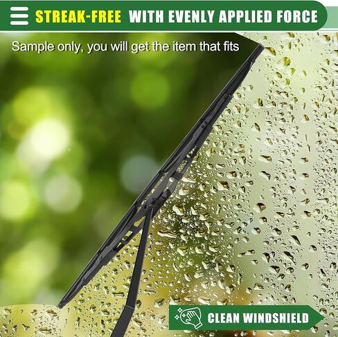 Motoforti Metal Frame Conventional Windshield Wiper Blade Set 21" + 21" Replacement for Land Rover Discovery II 1998-2004 All-Season Front Pair Wiper Towel Kit in Saudi Arabia