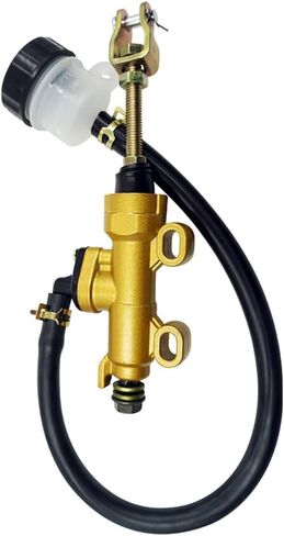 Universal Rear Brake Master Cylinder Compatible with 50cc 70cc 90cc 110cc 125cc 150cc 200cc ATV Dirt Bike Go Karts Motorcycles (Yellow) in Saudi Arabia