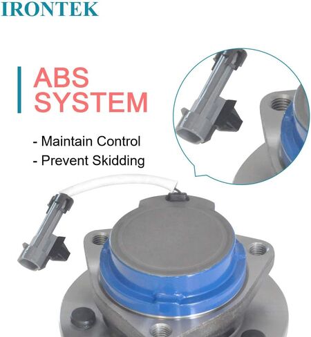 IRONTEK Front Wheel Bearing and Hub Assembly (5lug W/ABS) Fits 2003-2007 for Cadillac CTS,2005-2011 for Cadillac STS 2PCS 513186x2 in Saudi Arabia