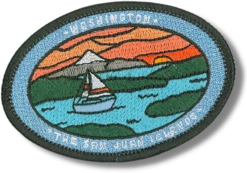 Camp Evergreen Washington State - Washington - Travel Patch Embroidered Patches for Clothes, Strong Adhesive Sticker Applique Embroidery Patches for Clothing, Fabric, Backpack, Hat, DIY in Saudi Arabia