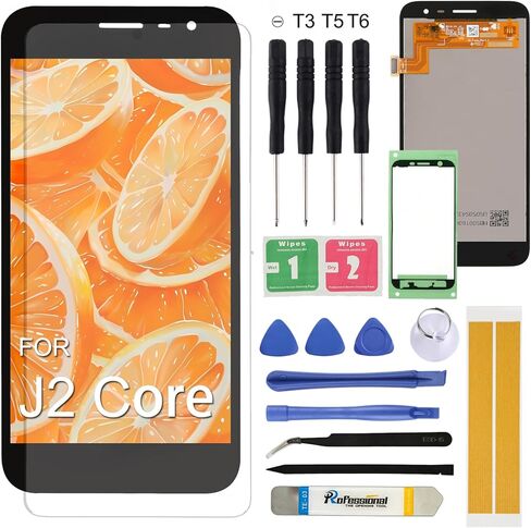 LCD Screen Replacement for Samsung Galaxy J2 Core 5'' SM-J260M J260Y J260G J260F J260T1 J260A J260AZ S260DL Assembly LCD Display Touch Screen Digitizer with Tools Adhesive in Saudi Arabia