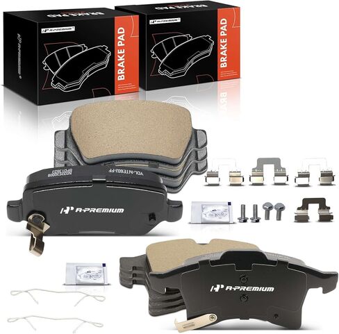 A-Premium Front and Rear Ceramic Disc Brake Pads Set Compatible with Saturn Models - Astra 2008 2009, 8 Pcs in Saudi Arabia