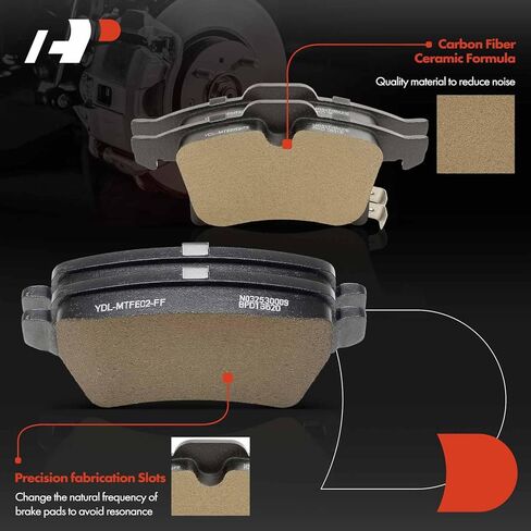 A-Premium Front and Rear Ceramic Disc Brake Pads Set Compatible with Saturn Models - Astra 2008 2009, 8 Pcs in Saudi Arabia
