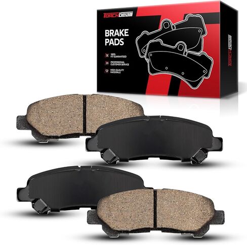 Torchbeam D325 Rear Brake Pads Compatible with 1992-1999 ES300, 1987-1999 Camry, 1999-2000 Solara, 1986-1995 Celica 2.0L, 1999-2003 RX300, 1990-1991 ES250, Rear Brake Pad Set, 4pcs in Saudi Arabia