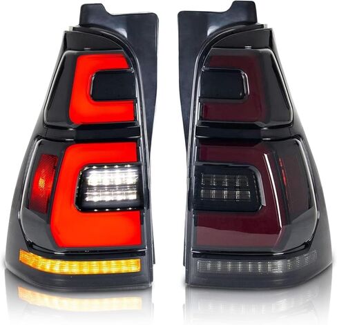 Pair LED Tail Light Assembly For Toyota 4Runner 4th GEN 2003-2009 Start-Up Animation Rear Brake Stop Lamp W/Sequential Turn Signal Left & Right Side in Saudi Arabia