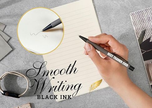 مجموعة أقلام حبر جاف من InnoBeta للمدرب الشخصي مكونة من 4 قطع، هدايا مضحكة لأعياد الميلاد والكريسماس in Kuwait